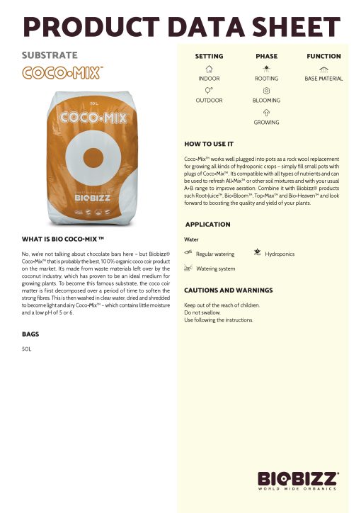 Biobizz COCO MIX