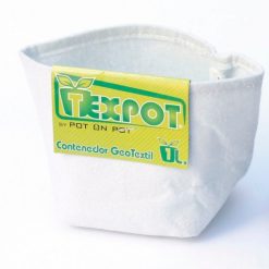 TEXPOT Vaso in Geotessile colore Bianco