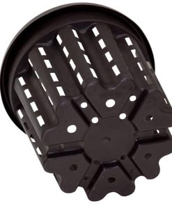 Vaso ERCOLE Rotondo NERO Antispiralizzazione