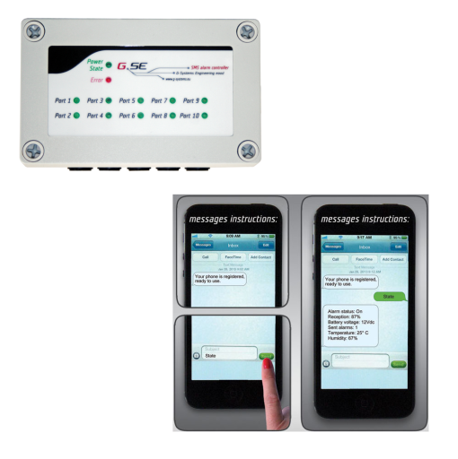 GSE SMS ALARM CONTROLLER