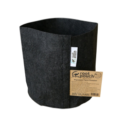 ROOT POUCH Vaso in Tessuto Black