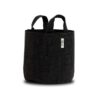 ROOT POUCH Vaso in Tessuto Black con Manico