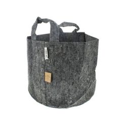 ROOT POUCH Vaso in Tessuto Grey con Manico