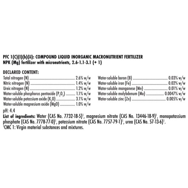 Advanced Nutrients SENSI TERRA Parte 1&2 (2-Part Nutrient NPK1 2.6-1.1-3.1 -NPK2 1.8-1.8-5.1) - immagine 2