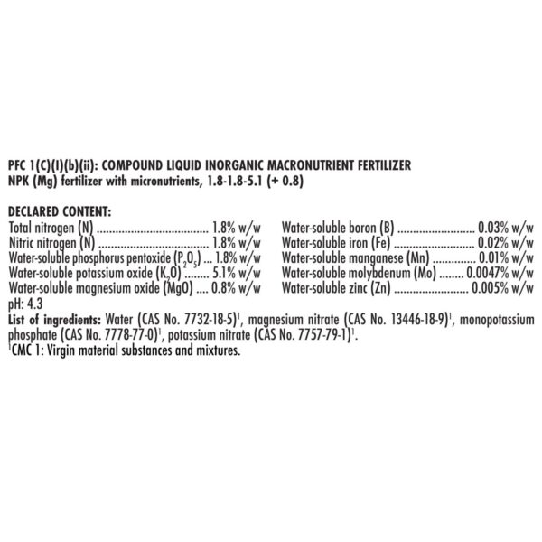 Advanced Nutrients SENSI TERRA Parte 1&2 (2-Part Nutrient NPK1 2.6-1.1-3.1 -NPK2 1.8-1.8-5.1) - immagine 3