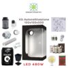 Kit per Autocoltivazione Indoor 120x120x200 | Led 480W Full Spectrum 2.43 umol/J