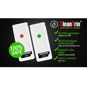 Alternative view of CleanUrin RED + GREEN 2x25 ml DOUBLE PACK by CleanU