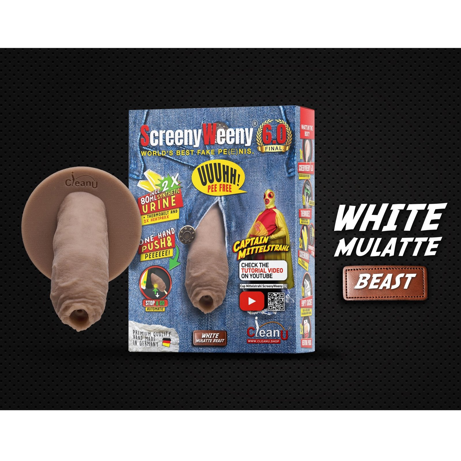 Screeny Weeny 6.0 White-Mulatte BEAST by CleanU