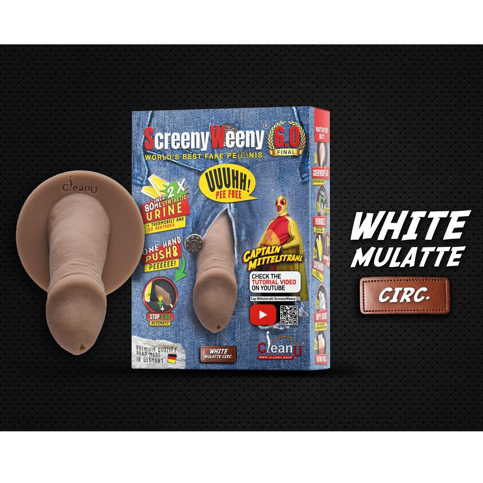 Screeny Weeny 6.0 White-Mulatte CIRC. by CleanU