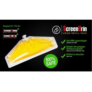 ScreenUrin Refill Pack 80ml per Screeny Weeny e Screen Urine Set by CleanU