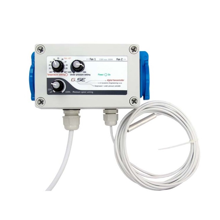 GSE 10A Fan Controller Temperatura + Pressione Negativa